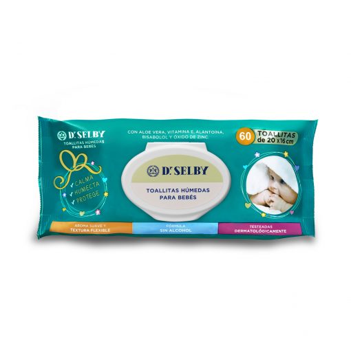 Toallitas Húmedas para bebé - 60 toallitas