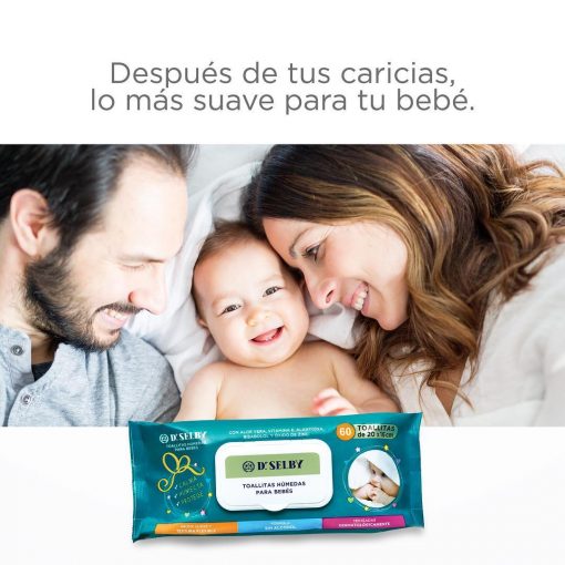 Toallitas Húmedas para bebé - 60 toallitas - Imagen 2