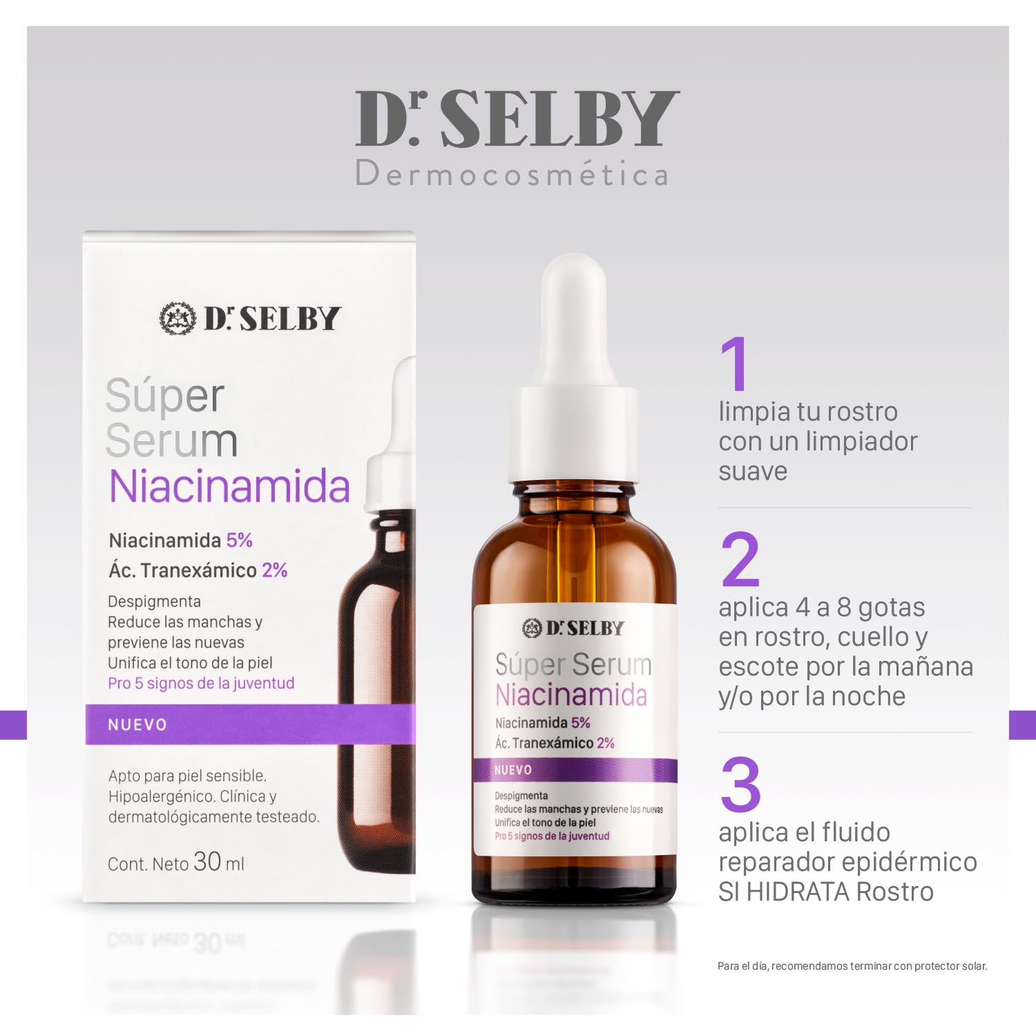 Súper Serum "Niacinamida" 30ml - Imagen 2