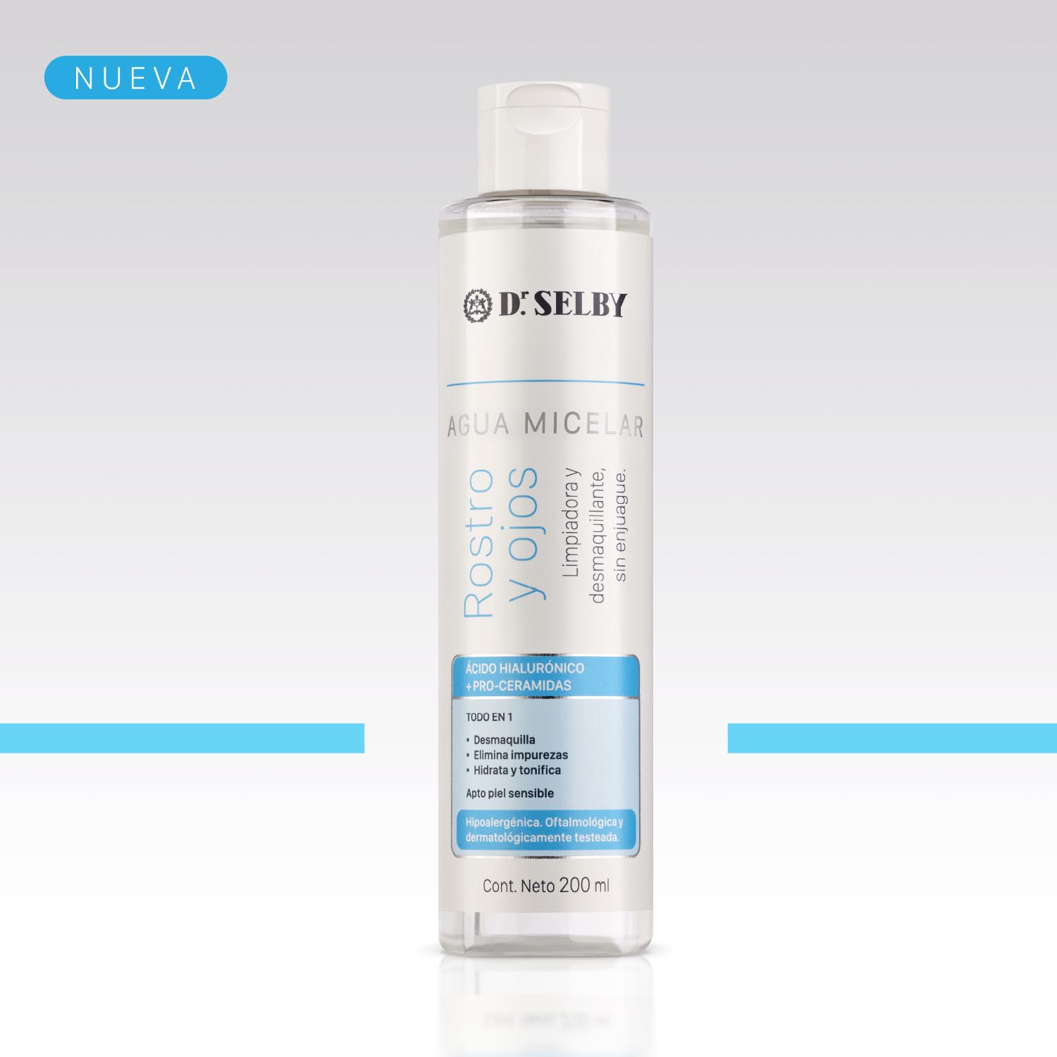 Agua Micelar “Todo en 1” Rostro y Ojos 200ml